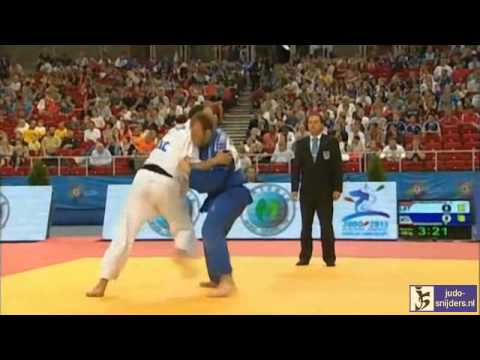 Judo 2013 European Championships Budapest: Borodavko (LAT) - Domanski (POL) [-100kg]