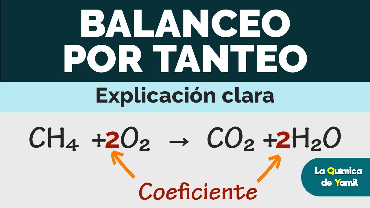 Balanceo de Ecuaciones por Tanteo | Paso a paso