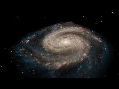 Virtual Flyby of the Whirlpool Galaxy