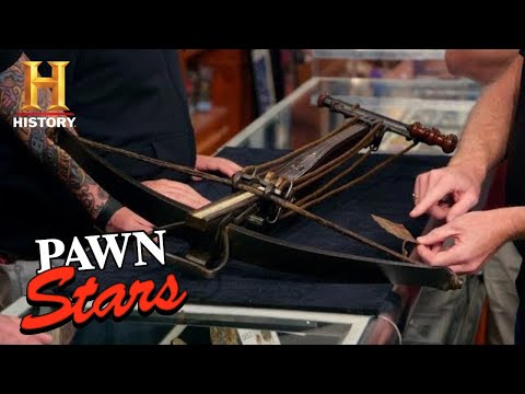 ポーン・スターズレアロイヤルクロスボウは怖いほどのダメージを与える (シーズン17) ｜歴史 (Pawn Stars: RARE ROYAL CROSSBOW CAN DO SCARY DAMAGE (Season 17) | History)