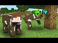 Escape Or Get Eaten As Cows in Minecraft