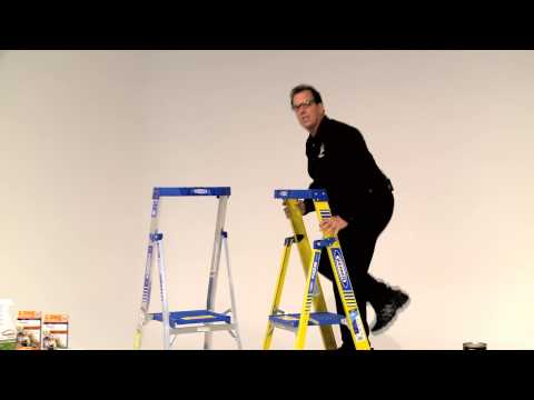 Werner Pdfs103 Podium Ladder Has a 9-ft. Reach