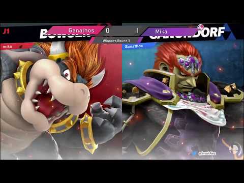 Smash à Lez Bi-Monthly #15 - Ganathos (Ganondorf) Vs. Mika (Bowser) - Winner Quarters