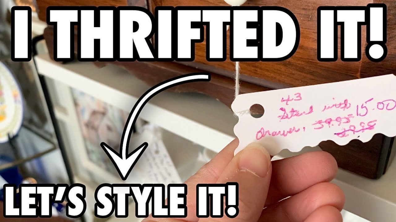THRIFTING NEW FURNITURE PIECES! LET’S STYLE MY THRIFT HAUL! THRIFTED VS STYLED
