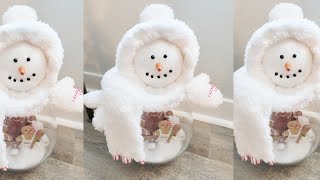 DIY | GINGERBREAD SNOWMAN | CHRISTMAS SCENERY | HIGH-END DIY | QUICK, AND EASY DIY | SNOWMAN 2023