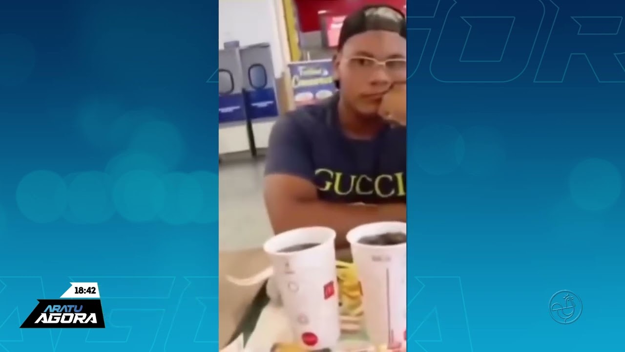 Mulher pega traidor no flagra em praça de alimentação de shopping em Salvador