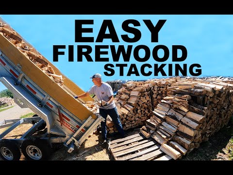 Stacking Firewood the easy way!