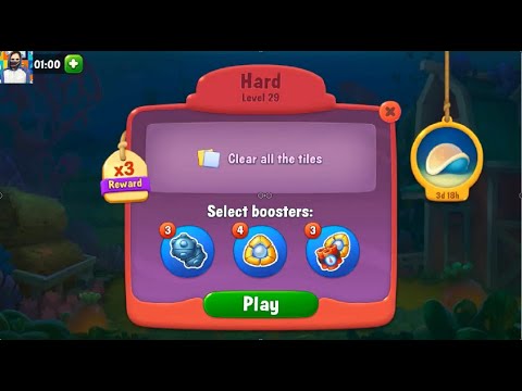 Fishdom Gameplay Hard Level 29