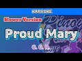 Proud Mary by C. C. R. (Karaoke : Slower Version)