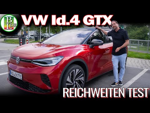 Wie weit fährt der NEUE VW Id.4 GTX (2024) bei 130 km/h