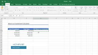 How to Calculate ROI (Return on Investment) in Excel with Practical Formula Examples