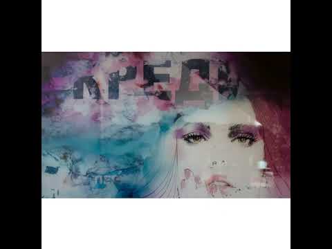 Mixed-Media-Bild  mit Resin überziehen, Clear resin coating Mixed Media painting (English subtitles)