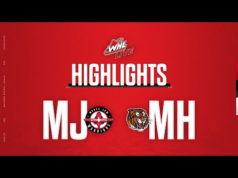 Moose Jaw Warriors at Medicine Hat Tigers 1/27 | WHL Highlights 2023-24