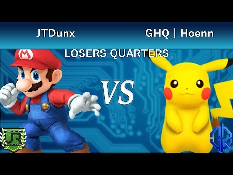 GHQ #10 Season 3  LOSERS QUARTERS - JTDunx (Mario) vs GHQ | Hoenn (Pikachu)