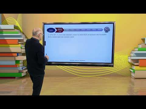 TeleŞcoala: Matematică clasa a XII-a – Polinoame ireductibile – partea I (@TVR2)