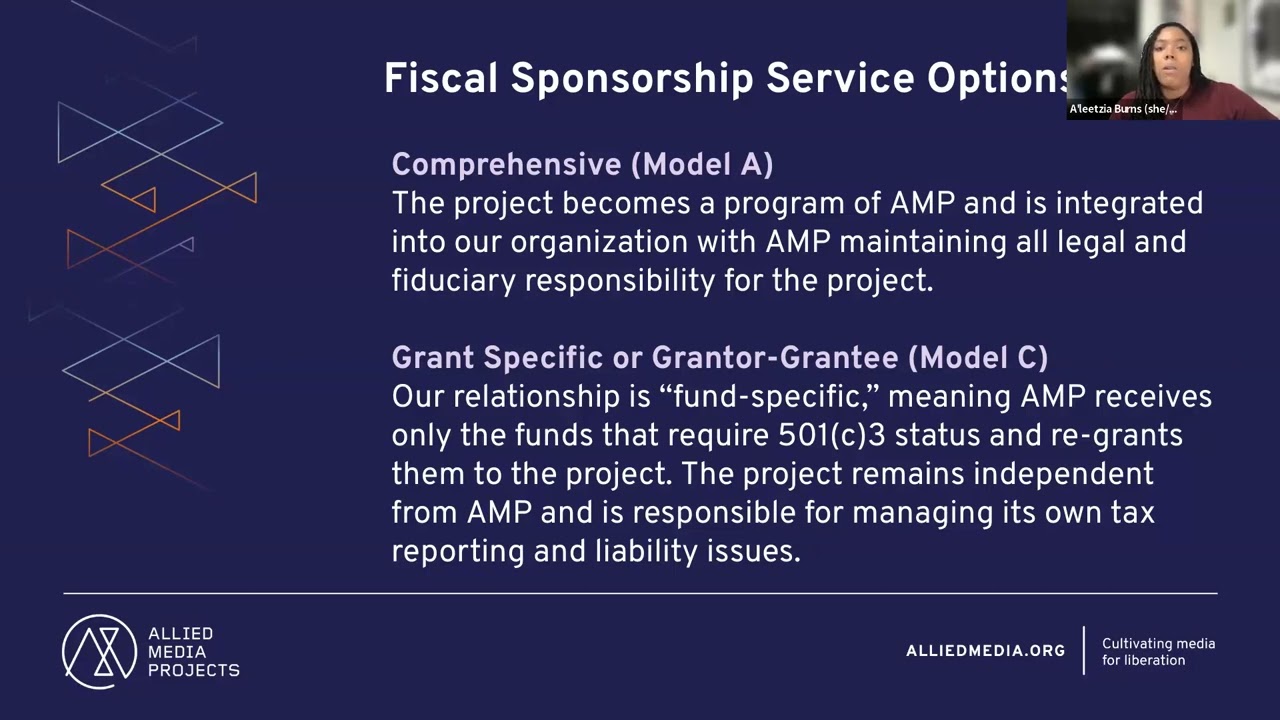 Fiscal Sponsorship Info Call Recording 2024
