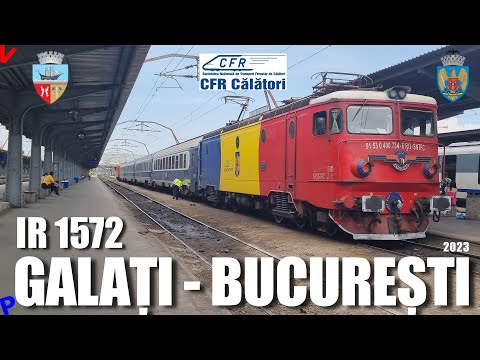 Galati-Bucuresti | Prezentare si calatorie cu trenul IR 1572 + stadiul lucrarilor