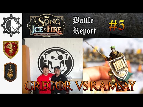 A Song of Ice and Fire V 1.5 Battle Report #5 Gregor Vs Ramsay