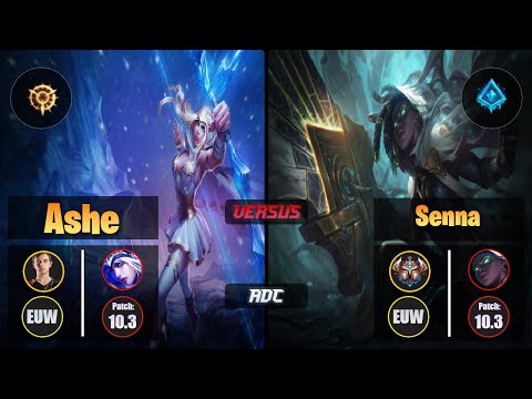 Caps ASHE (ADC) [Press the Attack] VS SENNA - Challenger EUW Patch 10.3