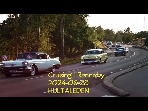 CRUISING I RONNEBY - 2024-06-28 - Hultaleden (Sony Xperia 1 mk2) #ronneby #oldcars #blekinge