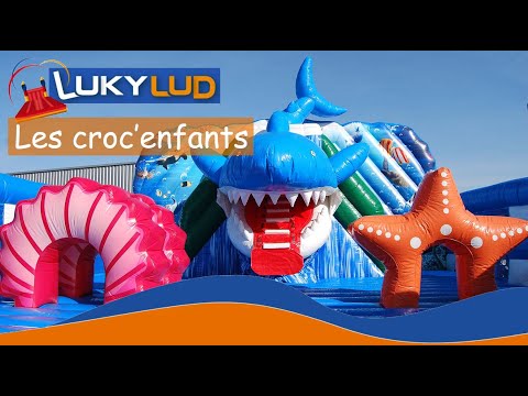 Vidéo des jeux gonflables articulés Croc’Enfants - concept animé