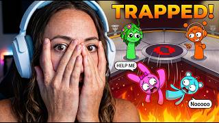 🔴 DON'T FALL! Sprunki Trapdoor Roulette SURVIVAL! 😱 DAY 8