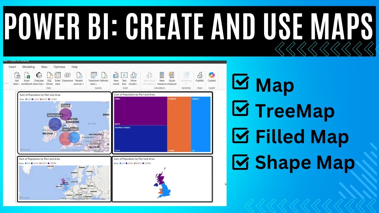 Power BI :  Essential Map Types in Power BI You NEED to Know!