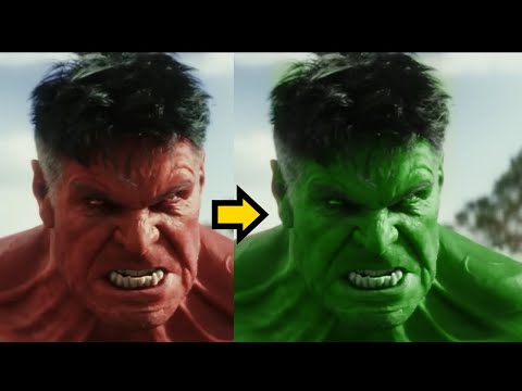 I made the Red Hulk... Green