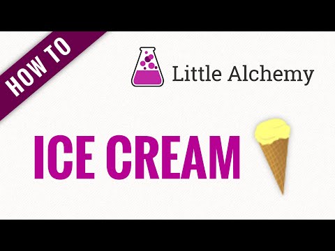 How to make ICE CREAM in Little Alchemy
