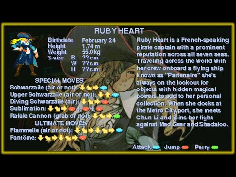 Final Fight LNS Ultimate v.04.1 - Capcom All Stars - Hard - Ruby Heart (1cc) (114/120)