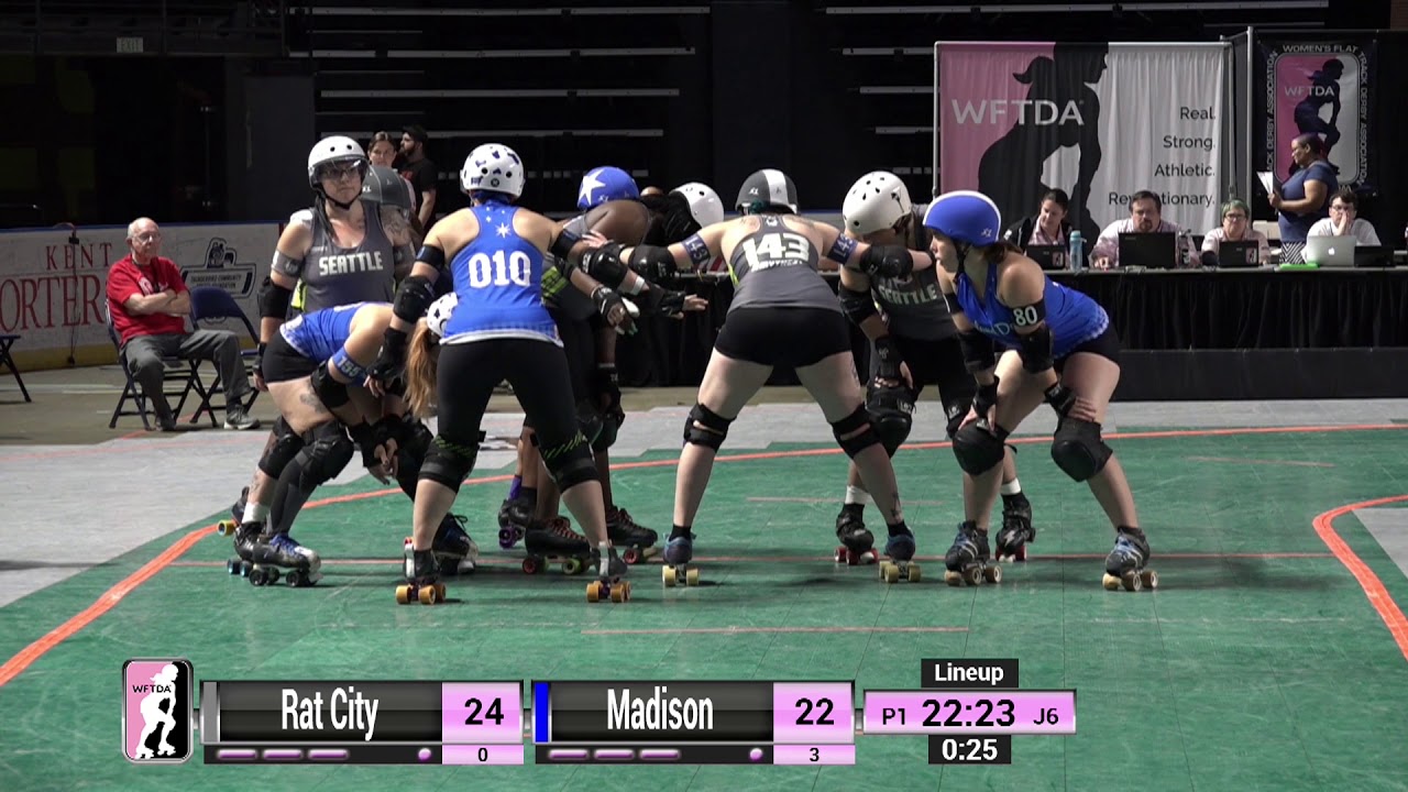 WFTDA Roller Derby - Division 1, Seattle - Game 2 - Rat City vs. Mad Rollin' Dolls Roller Derby
