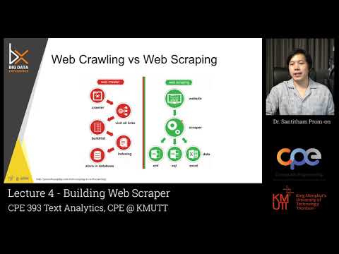 การสร้าง Web Scraper | Building Web Scraper | Lecture 4