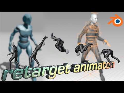 Retarget mixamo animation to Metahuman in Blender (UE Metahuman - Blender pipeline #4 of 6)