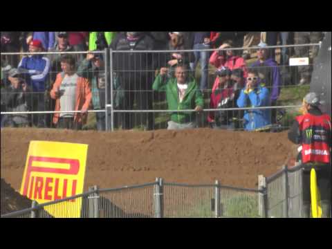 MXoN 2014 Aleksandr Tonkov Crash - Monster Energy FIM Motocross of Nations