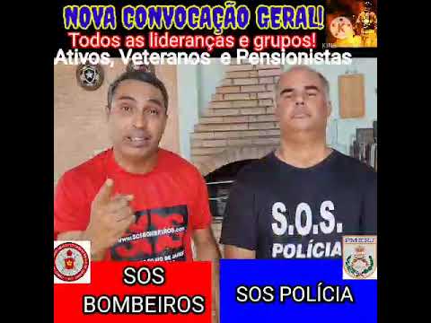 MARCHA DA PARIDADE 10/03 NOVA CONVOCAÇÃO GERAL DE ATIVOS,  VETERANOS E PENSIONISTAS - CBMERJ /PMERJ