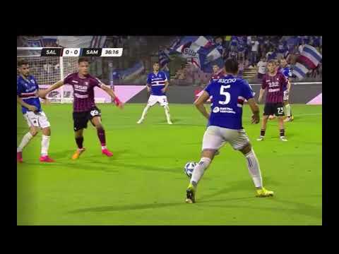 Selerntana Sampdoria 0-1 gol di Coda