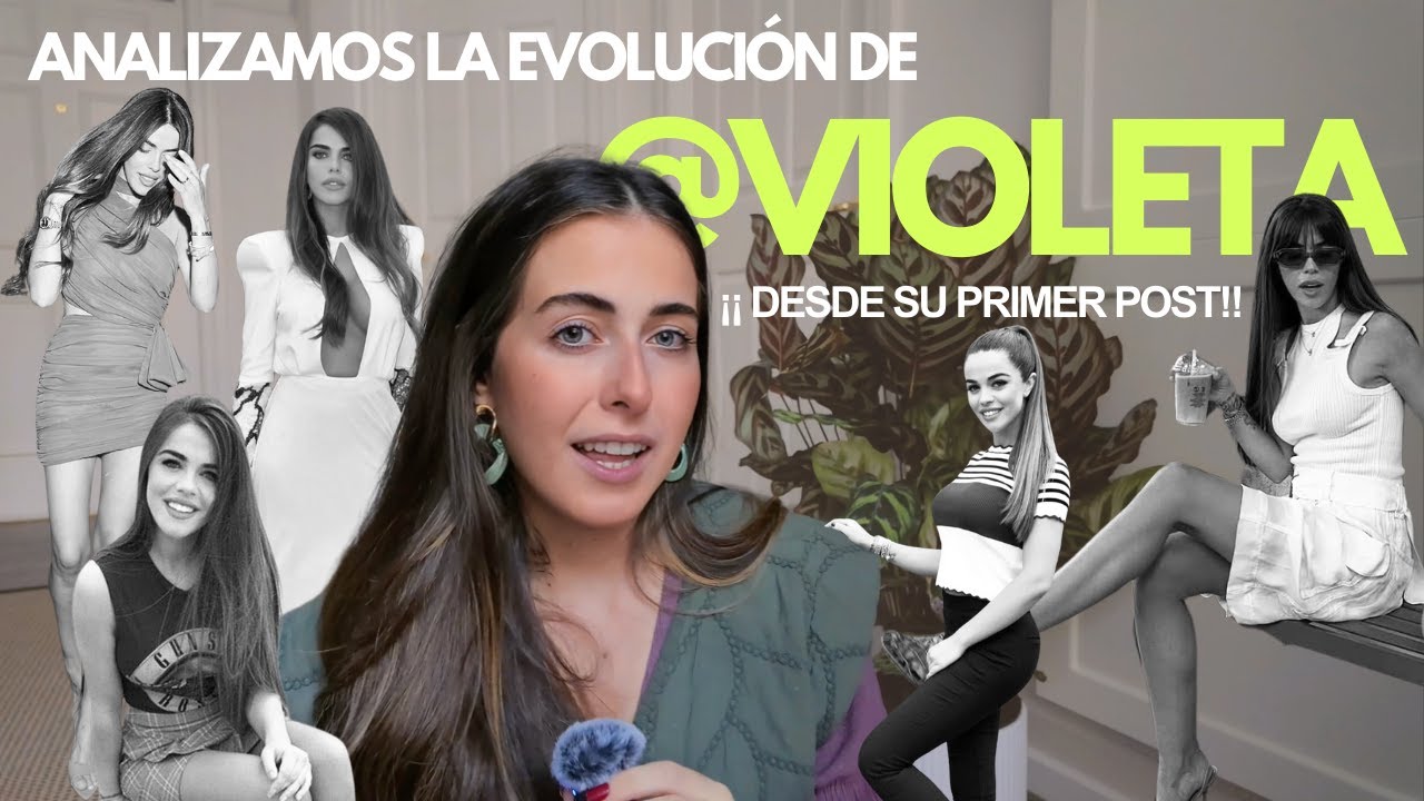 ¡De 0 a 2.5M de seguidores!🌟Analizamos la evolución de la influencer @violeta ¡desde su primer post!