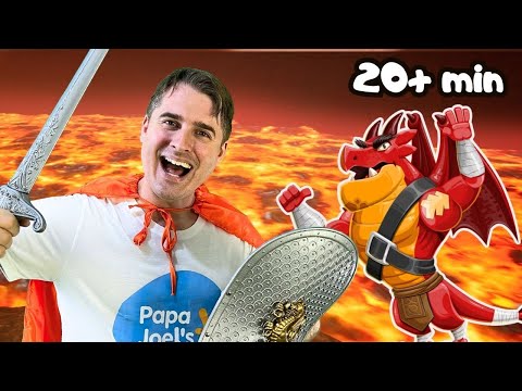 Dragon Hunt 2 The Floor is Lava + More | Brain Break Adventures by Papa Joel's English