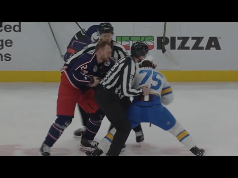 Mathieu Olivier Drops 🥊 Gloves 🥊 With Tyler Tucker