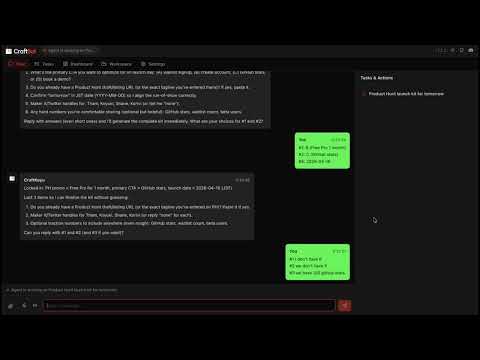 CraftBot 소개 영상