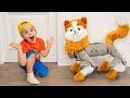 Kids Want To Have A Pet And Play With Robo Cat
