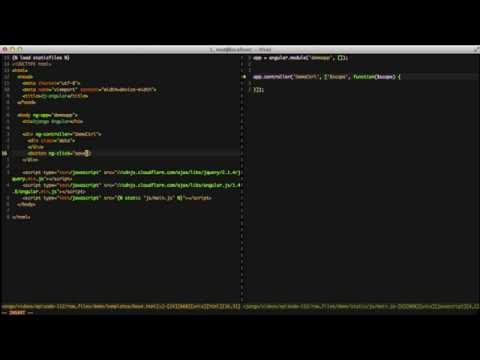 Django and Angular Basics Part 1 - Basic Angular App
