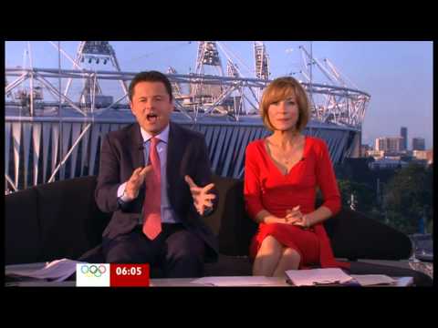 SIAN WILLIAMS. Olympic Breakfast BBC ONE (29 July 2012) SIAN BEAUTIFUL in SUNSHINE