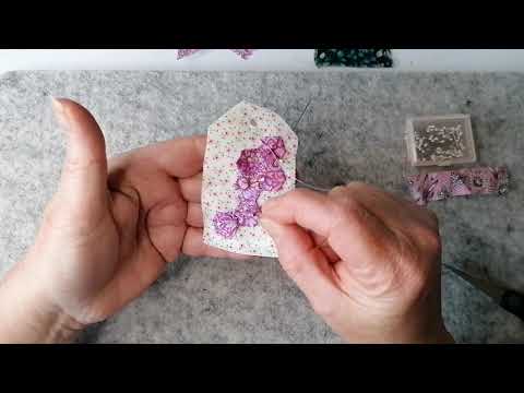 #52tagshannemade - week 18 - EPP or English Paper Piecing - with tiny hexies