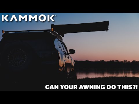 EASILY the Easiest & Fastest Awning Setup on the Market | Kammok Crosswing Awning