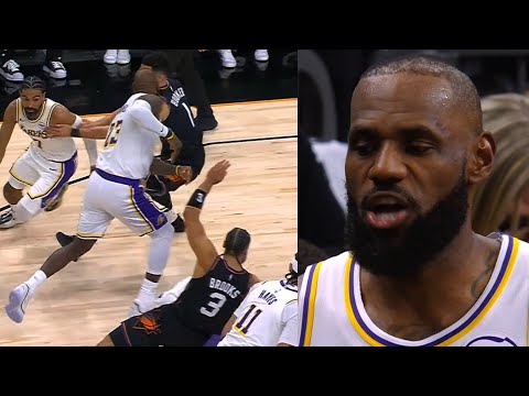 LeBron James after bumping Dillon Brooks to ground "that's so f**king soft"