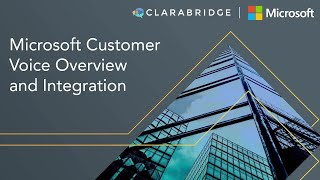 Clarabridge & Microsoft-365 Voice Partnership