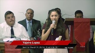 preview picture of video 'Yajaira Lopez Confraternidad Juvenil (Tolleson AZ)'