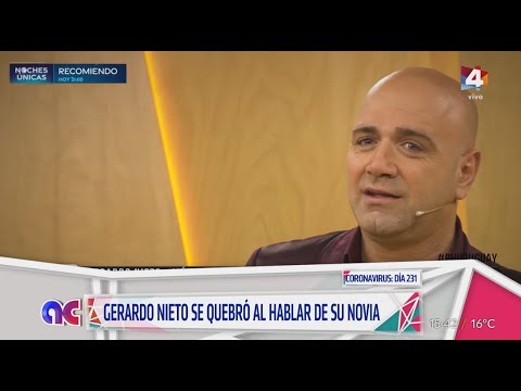 Algo Contigo - Gerardo Nieto se quebró al hablar de su novia: "Me emociono"