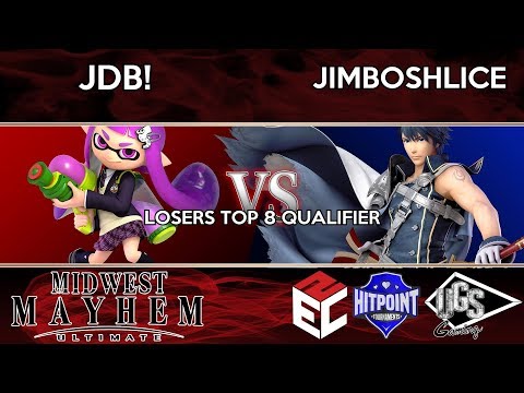 Midwest Mayhem Ultimate - Losers Top 8 Qualifier - JDB! (Inkling) Vs. JimboShlice (Chrom/Palutena)
